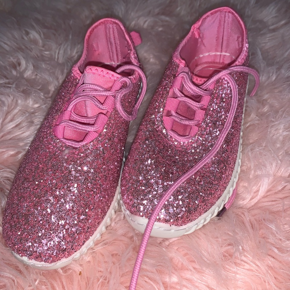 Pink glam shoes